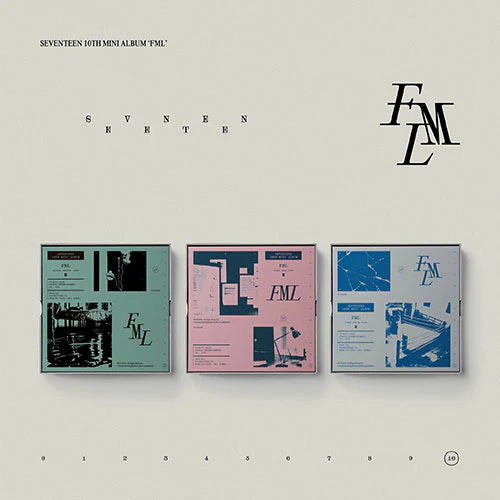 سعر خاص💿 SEVENTEEN - ميني ألبوم العاشر 'FML' Faded Mono Life Ver. (وردي)