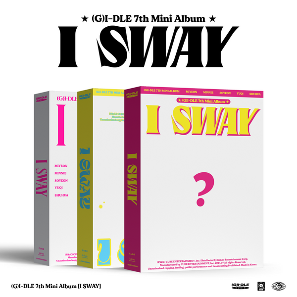 Special Price💿 (G)I-DLE - I SWAY 7th Mini Album (RANDOM)