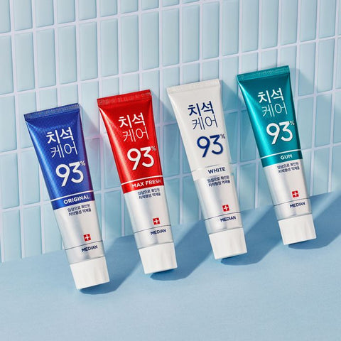 메디안 치석케어 치약 120g*3개입 (4종) Median Dental IQ Toothpaste 120g*3 (4 Types)