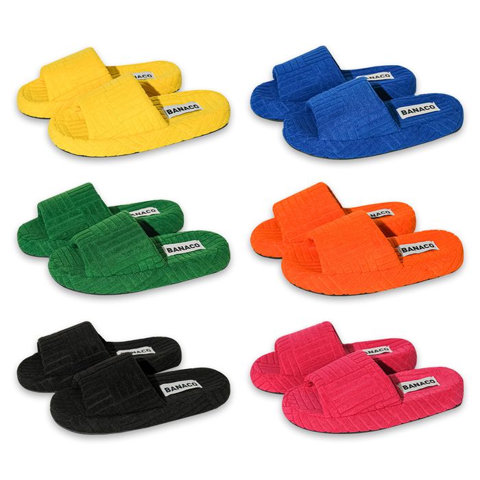 Vivid Terry Room Slippers_Orange (M)