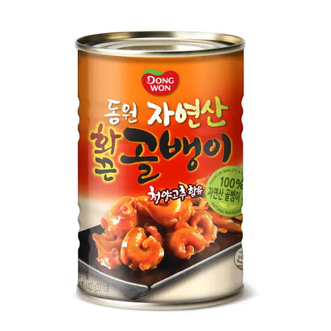 비빔면과 찰떡콩떡! 동원 자연산골뱅이 2종 택1 400g Dongwon Natural Sea Snail (Mild/Spicy)