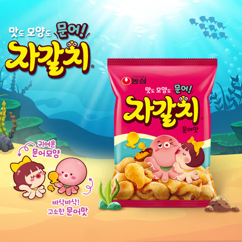 농심 자갈치 문어맛 90g