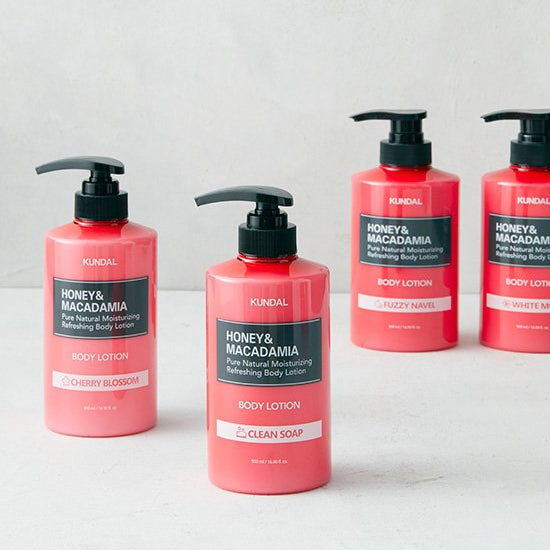 KUNDAL Honey&Macadamia Pure Natural Moisturizing Refreshing Body Lotion 500ml (4 scents)