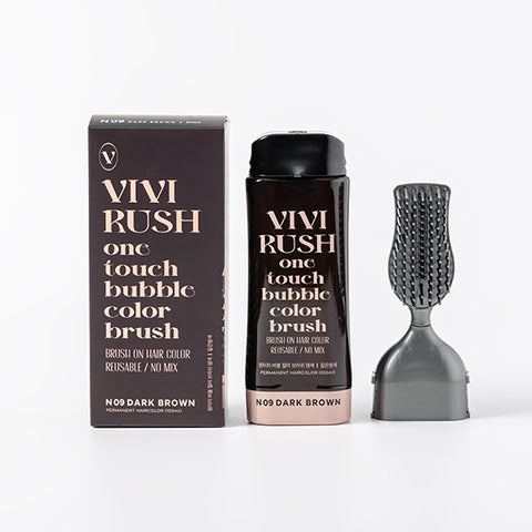 Quick & Simple DIY Gray Hair Color✨ VIVI RUSH One Touch Bubble Colour Brush
