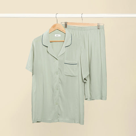 Aise Soft-Touch Short-Sleeve Pajama Set
