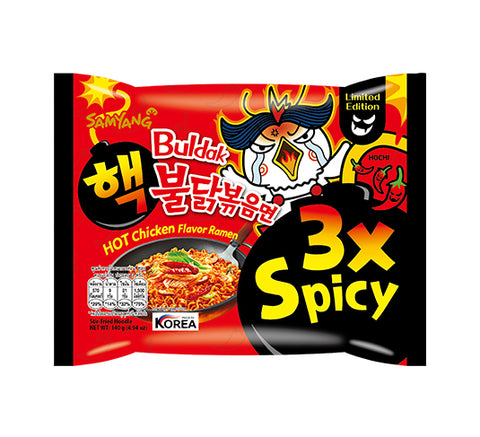 삼양 핵 불닭 볶음면 SAMYANG 2X, 3X Spicy Buldak Ramyeon 5pack