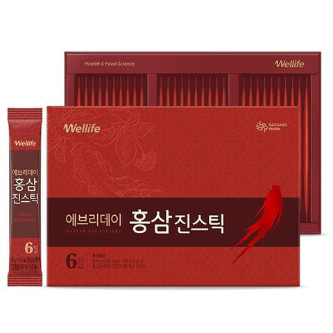 에브리데이 홍삼 진스틱 10g 30포 Everyday Red Ginseng Stick 10g 30 Packs