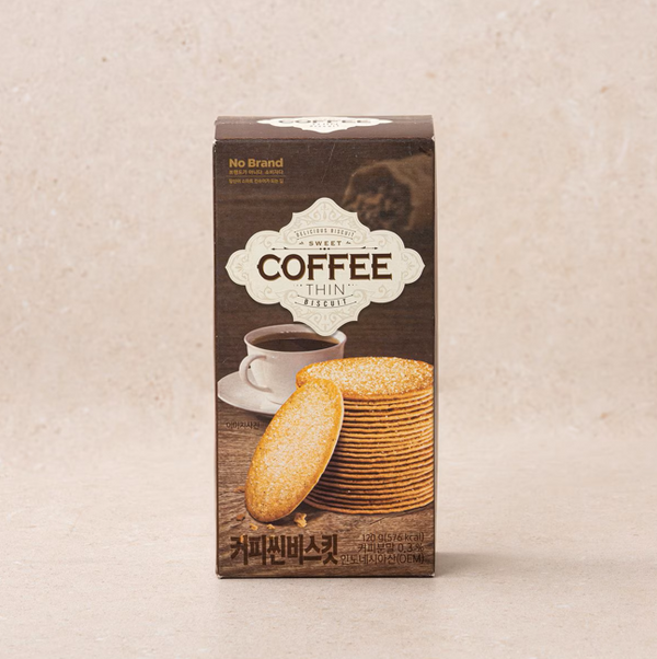 노브랜드 커피씬비스킷 120g