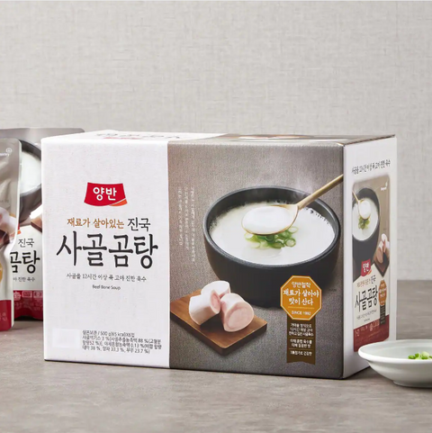 40%OFF💙 양반 진국 사골 곰탕 500g DW BEEF BONE SOUP 500g*6p