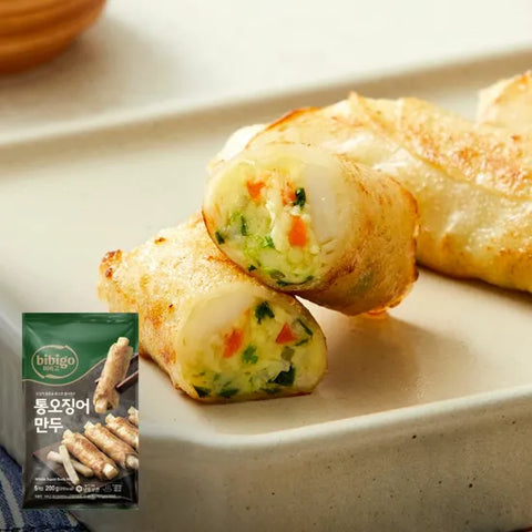 SYDNEY ONLY🦑 비비고 통오징어 만두 200g bibigo Whole Squid Body Mandu