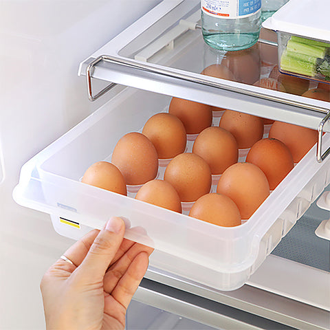 [창신리빙]냉장고 레일 에그트레이 2호(21구) Fridge Egg Drawer