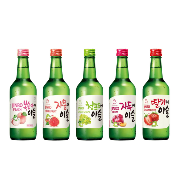 真露水果烧酒5种