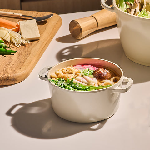 트루쿡 베이지 냄비 시리즈 4종 TRUECOOK Beige Pot Series 4 Options(Stew Pot/Stock Pot)