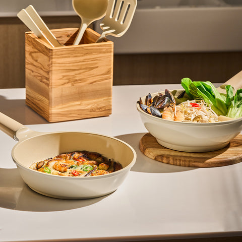 트루쿡 베이지 팬 시리즈 9종 TRUECOOK Beige Pan Series 9 Options(Frypan/Wok/Mini Omelette Pan/Giant Omelette Pan/Egg Pan/Square Pan Set)
