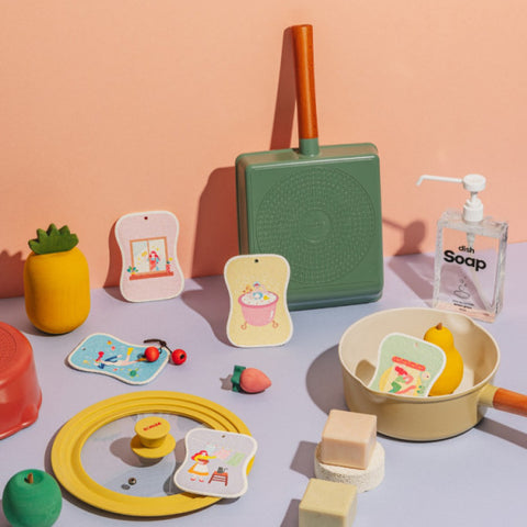 닥터하우스 오미자작팬 Dr.Hows 오미자 스퀘어 프라이팬 22cm 5colors