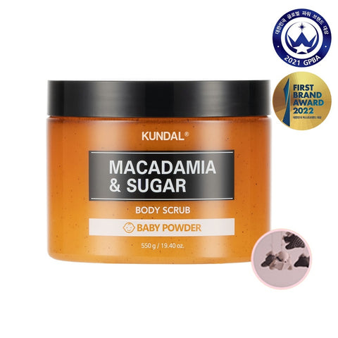 KUNDAL Macadamia&Sugar Body Scrub Perfume 550g