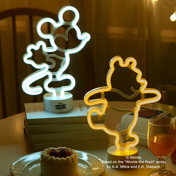 디즈니 네온 무드등 곰돌이 푸 | Disney Led Mood Light Yellow
