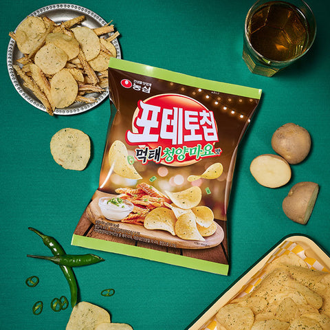 농심 포테토칩 먹태청양마요맛 50g