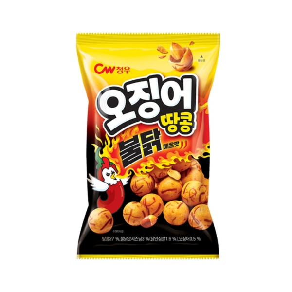 清羽 火鸡面辣味鱿鱼花生零食 90克