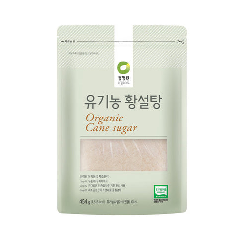 청정원 유기농 황설탕 CJW Organic Cane Sugar 454g