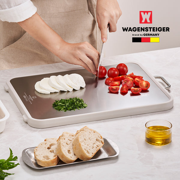 Thớt thép không gỉ 316 hai mặt loại thường Baggenstaiger Double Sided Staniless Steel Cutting Board