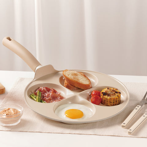 트루쿡 베이지 팬 시리즈 9종 TRUECOOK Beige Pan Series 9 Options(Frypan/Wok/Mini Omelette Pan/Giant Omelette Pan/Egg Pan/Square Pan Set)