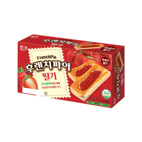 🍊64겹의 파이위에 달콤한 잼 가득🍓해태 후렌치파이 15개입(192g) / HAITAI FRENCH PIE