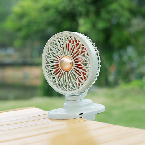 SOTHING 소싱 썬플라워 미니 클립형 선풍기 SUNFLOWER CLIP ON FAN
