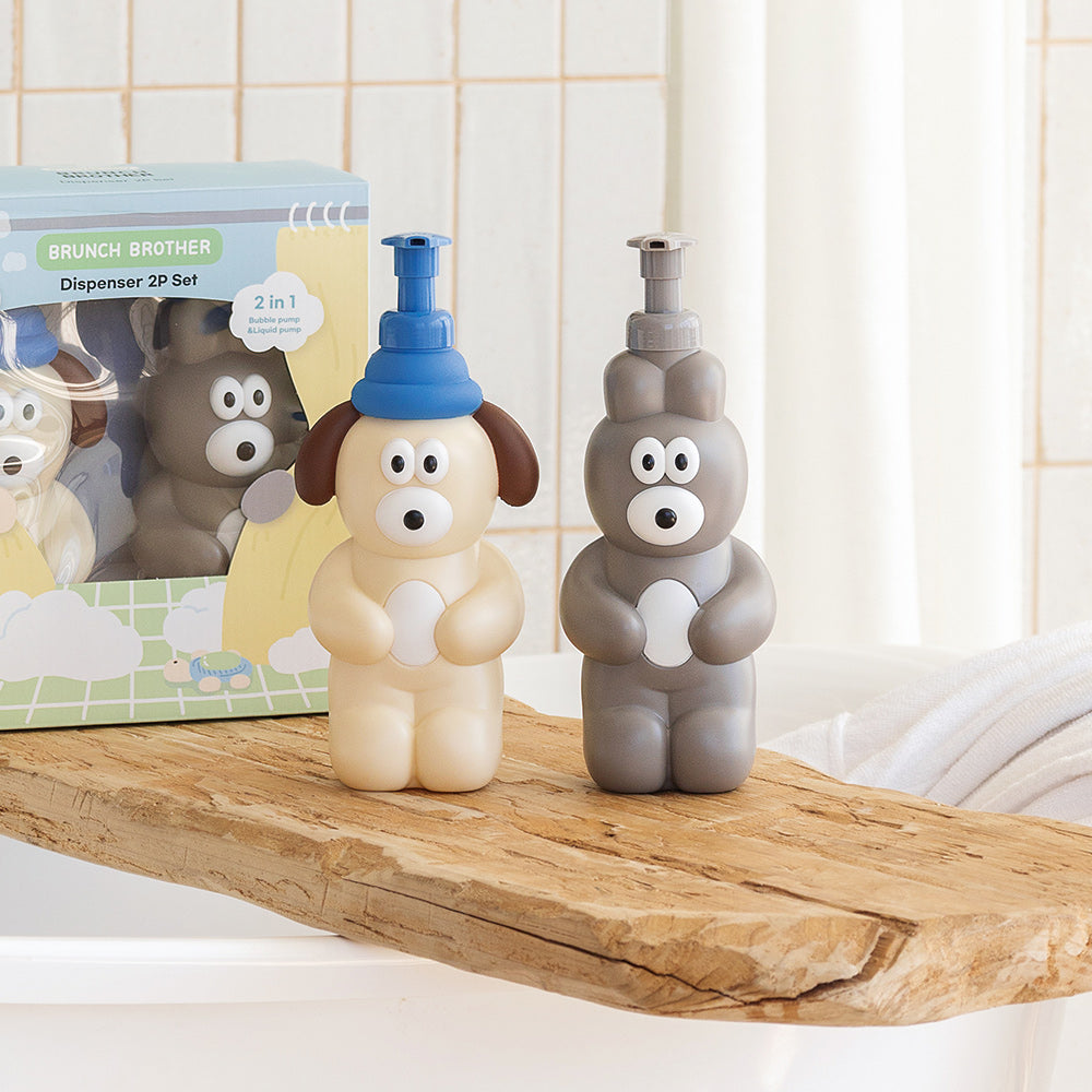 Bernie & Puppy Dispenser Set 2p