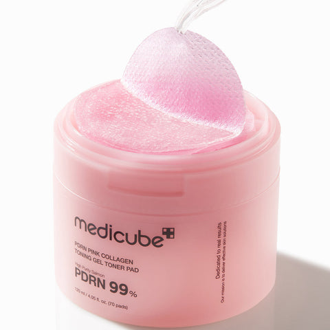 medicube PDRN Pink Collagen Toning Gel Toner Pad 70 pads
