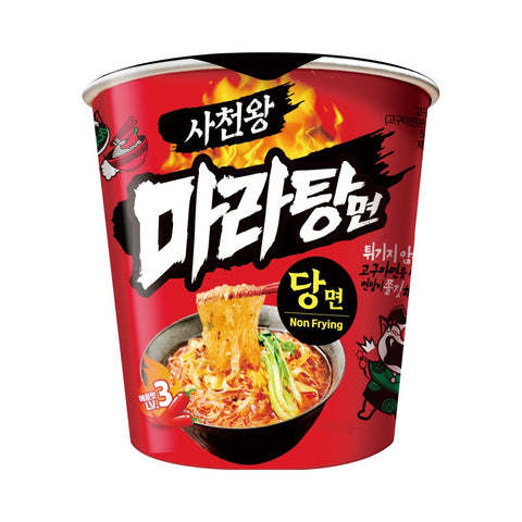 사천왕 매콤 탄탄면 (건면) 63g / 마라탕면 (당면) 54g Sacheonwang Spicy Dandan Noodles & Mala Hot Pot Noodles (Non Frying)