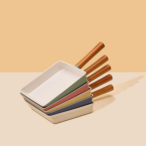 닥터하우스 오미자작팬 Dr.Hows 오미자 스퀘어 프라이팬 22cm 5colors