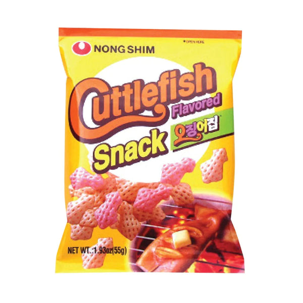 وجبة الحبار Nongshim بنكهة الزبدة المشوية 55g Nongshim Cuttlefish Snack Buttered Flavor