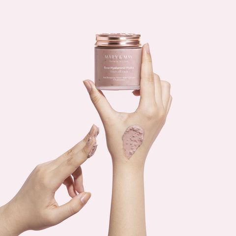 마리엔메이 로즈 히알루로닉 하이드라 워시오프팩 125g Mary&May Rose Hyaluronic Hydra Wash off Pack