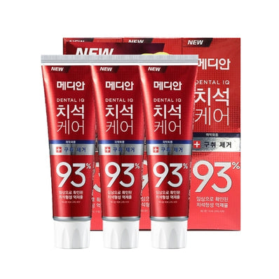 메디안 치석케어 치약 120g*3개입 (4종) Median Dental IQ Toothpaste 120g*3 (4 Types)