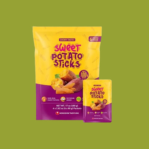 LOWEST PRICE💙 Taekyung Sweet Potato Sticks 80g*6ea