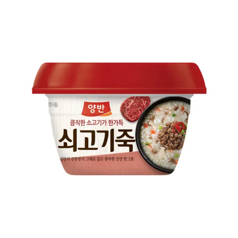 건강한 한끼🍚 동원 양반 전복죽/쇠고기죽/참치죽 용기 287.5g Dongwon Yangban Abalone/Beef/Tuna Porridge