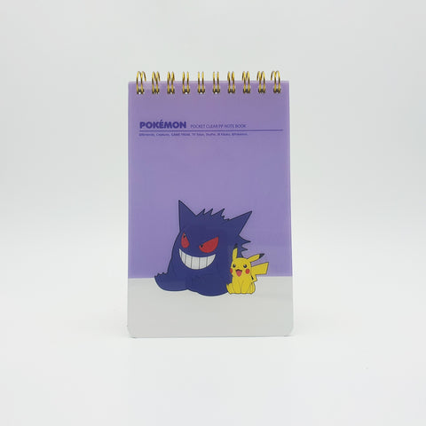 포켓몬 투명 수첩 POKEMON POCKET CLEAR PP NOTE BOOK