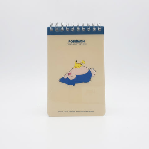 포켓몬 투명 수첩 POKEMON POCKET CLEAR PP NOTE BOOK