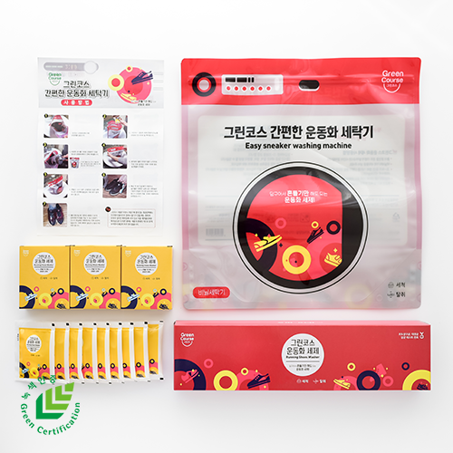 큐네이처 그린코스 운동화 세제 25g*9p