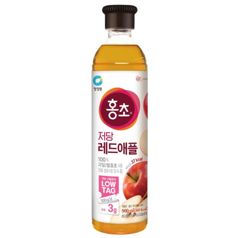 Red vinegar drink! Hongcho Low Sugar Lemon Lime/Red Apple 900ml
