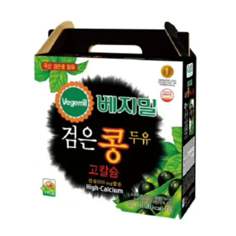 Nutritious and Delicious🖤Vegemil Soy Milk Black Sesame /Black Soybean 190ml × 16 Pack