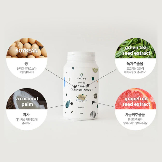 Q Nature viên sủi tẩy rửa 500g