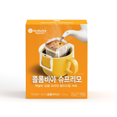 McNulty Hand Drip Coffee Variety Pack 7 Bags (4 Types)