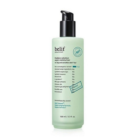 빌리프 프라블럼 솔루션 비건 모이스춰라이저 100ml Belif Problem solution vegan moisturizer