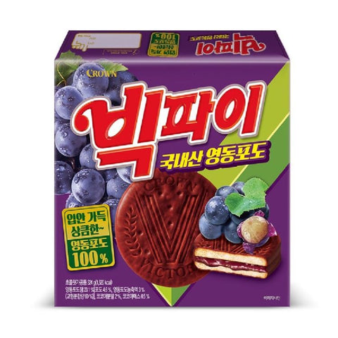 빅파이 국내산 영동포도 324g Big Pie Korean Yeongdong Grape Flavor