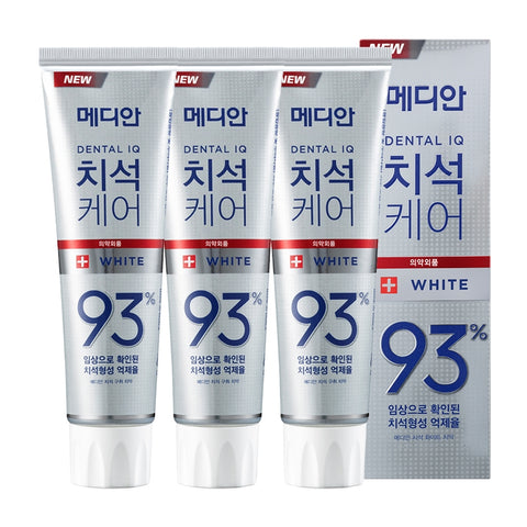 메디안 치석케어 치약 120g*3개입 (4종) Median Dental IQ Toothpaste 120g*3 (4 Types)