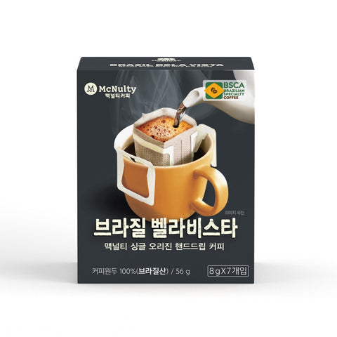 McNulty Hand Drip Coffee Variety Pack 7 Bags (4 Types)