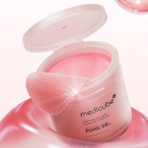 medicube PDRN Pink Collagen Toning Gel Toner Pad 70 pads