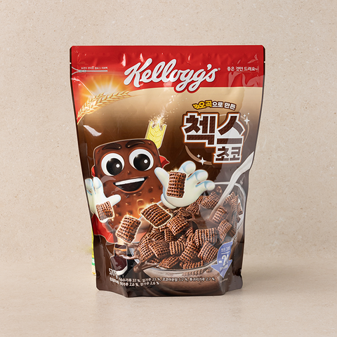 켈로그 오곡으로 만든 첵스 초코 2종 Kellogg's Chex Choco Made with Five Grains (2 Flavers)